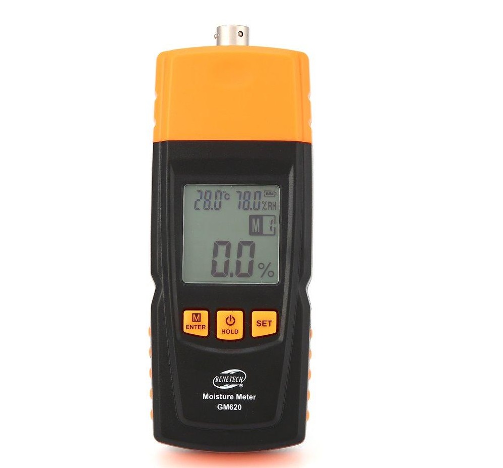 GM620 Higrometro medidor Humedad Madera Tecnologia SCM