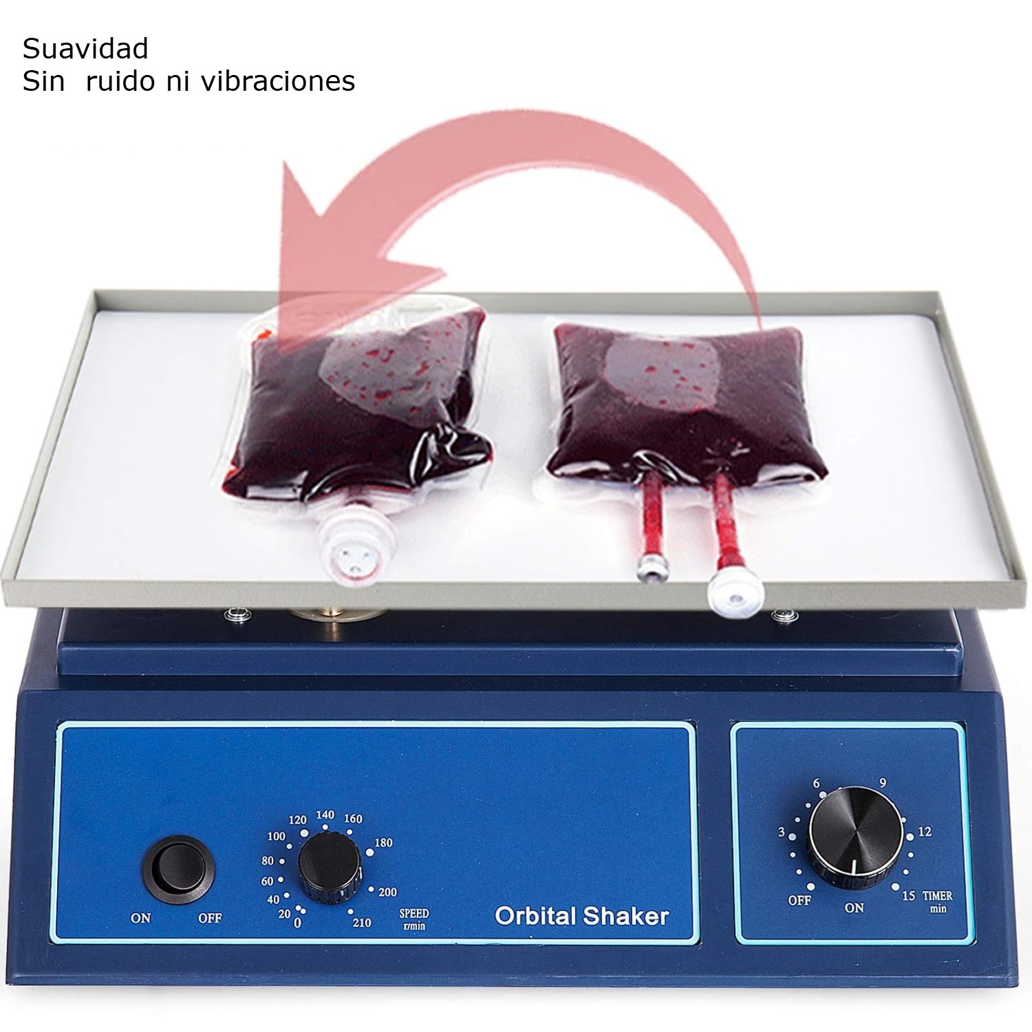 Agitador serológico orbital para laboratorio - Imagen 2